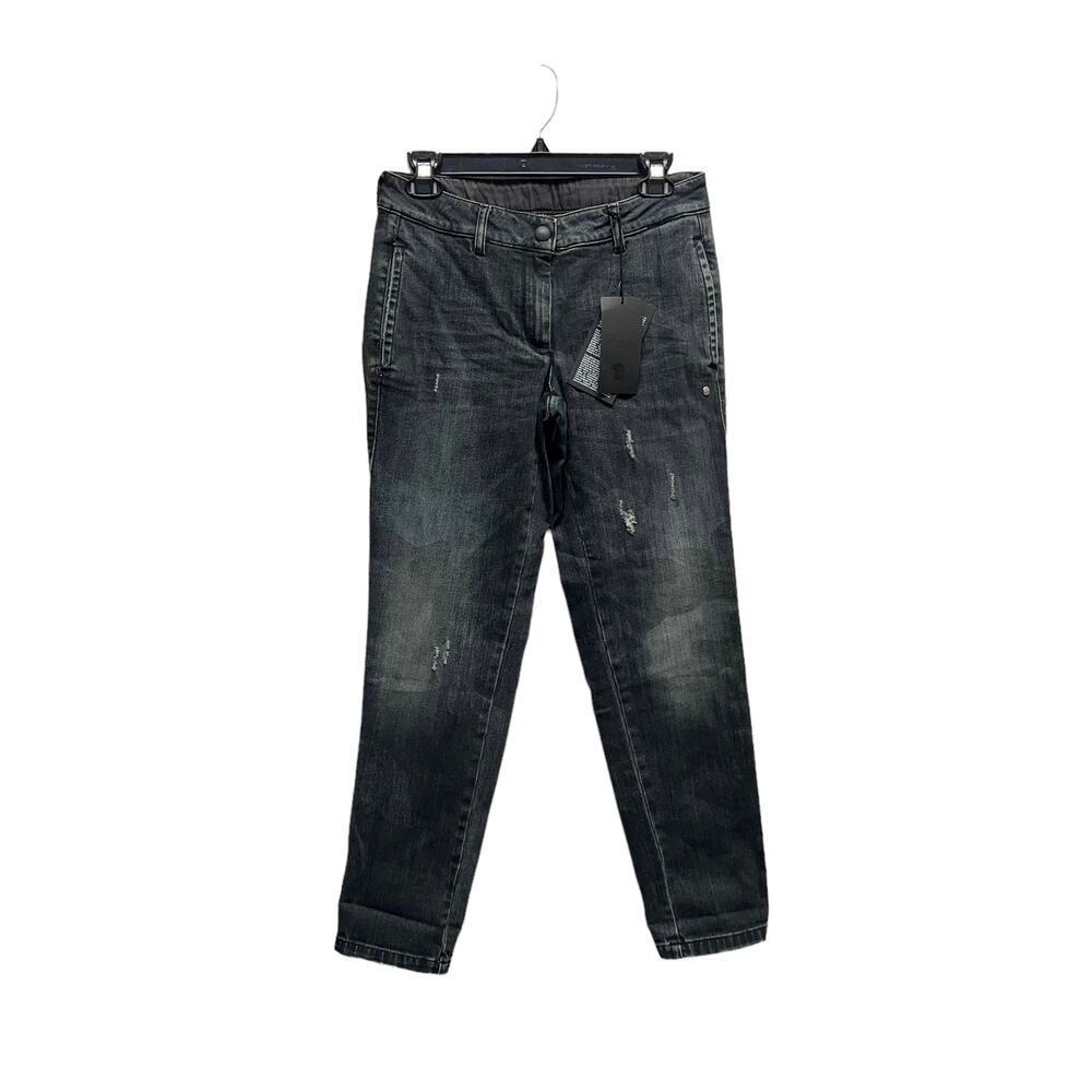 Hydrogen Military Denim Jeans Black Womens 25
